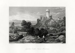 Slottet Eppstein, Taunusbergen, Tyskland, 1800-talet