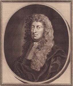 Porträtt av den engelske politikern William Russell, Lord Russell (1639-1683), kopparstick av John Goldar (1729-1795) från målning av G Kneller av John Ward Dunsmore