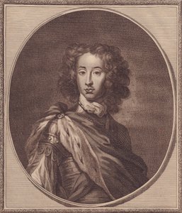 Porträtt av William av Danmark och Norge, hertig av Gloucester (1689-1700), kopparstick av John Goldar (1729-1795) från målning av G Kneller, 20x17 cm, från History of England av Paul de Rapin, Harrisons Edition, London, 22 januari av John Ward Dunsmore
