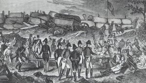 Sårade soldater i efterdyningarna av slaget vid New Orleans (gravyr) av John Ward Dunsmore