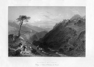 Byn Eden, 1841. av W. H. Capone