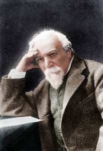 Robert Browning, engelsk poet och dramatiker, sent 1800-tal. av W H Grove