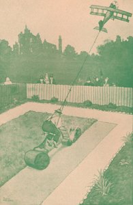 Ett tips till Airman Home on Leave, c1918 1919 av William Heath Robinson