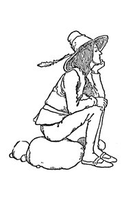 åh! Käre Augustinus, c1930 av William Heath Robinson