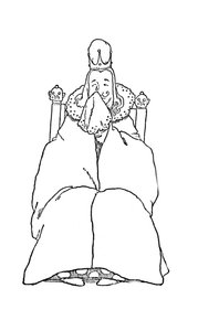 Och han grät som ett barn, c1930 av William Heath Robinson