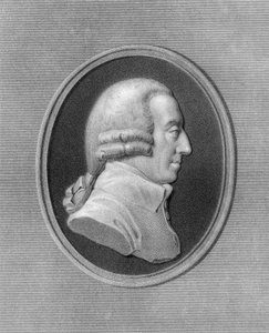 Adam Smith, skotsk filosof och ekonom från 1700-talet, 1836. av W. Holl