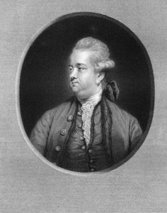 Edward Gibbon, brittisk historiker från 1700-talet, 1836. av W. Holl
