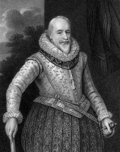 George Carew, 1:e earl av Totnes 1555-1629, 1824. av W. Holl