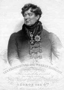 George IV, kung av Storbritannien och Hannover, 1800-talet. av W. Holl