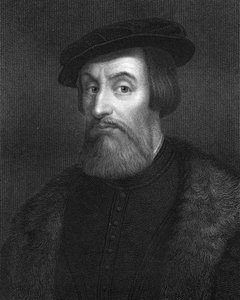 Hernan Cortes, spansk conquistador från 1500-talet, 1836.