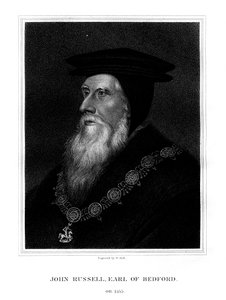 John Russell, 1:e jarl av Bedford, engelsk kunglig minister, 1825. av W. Holl