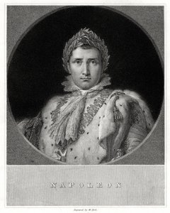 Napoleon Bonaparte, 1800-talet. av W. Holl