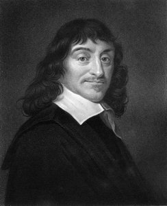 Rene Descartes, fransk 1600-talsfilosof och matematiker, 1836.