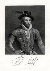 Sir Walter Raleigh, 1800-talet av W. Holl