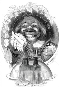 En god jul och ett gott nytt år, 1845.