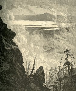 "Glimt av sjön Champlain, från toppmötet", 1874. av W. J. Linton