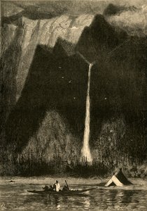 "Multnomah Falls", 1872. av W. J. Linton