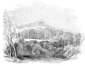 Sommarpalatset i Würtemburg - från Hans Kungliga Höghet Prins Alberts teckning, 1845. av W. J. Linton