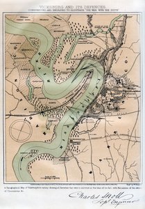 Vicksburg, Mississippi, och dess försvar, 1862-1867. av W Kemble