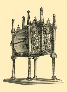 Relikvieskrin, 1300-talet, 1881.