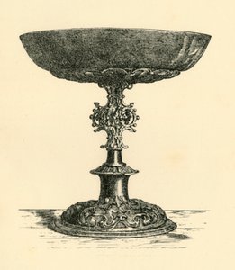 Silver tazza, tidigt 1600-tal, 1881.