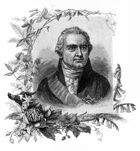 Sir Joseph Banks, engelsk naturforskare och botaniker, 1886.