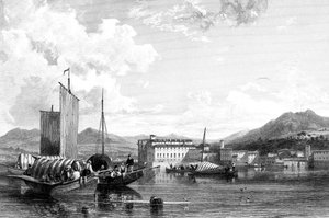 Isola Bella, Lago Maggiore, Italien, 1800-talet.