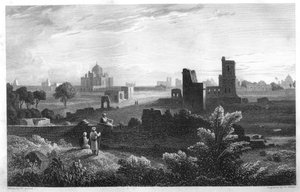 Humaioons grav, Delhi, Indien, c1860.