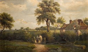 Stugplats, Marston Green, 1870. av W P Cartwright
