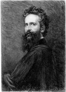 Hans Makart, österrikisk konstnär, c1880-1882. av W. Unger