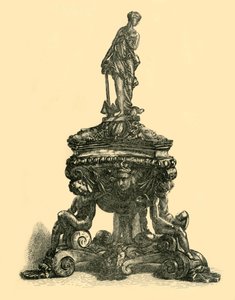 Bläckställ av brons, mitten av slutet av 1500-talet, 1881. av W. W. McCarty