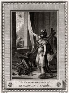 Förvandlingen av Arachne till en spindel, 1775