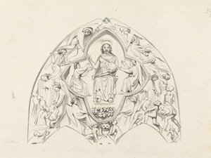 Sista domen, Lincoln Cathedral av W. Walton after John Flaxman
