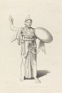 Minerva, Ur ett brons av Daedalus av W. Walton after John Flaxman