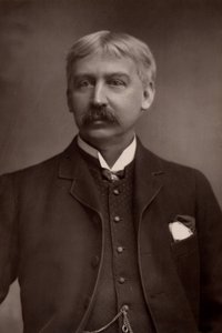 ""(Francis) Bret Harte (1836-1902) amerikansk redaktör och berättelseförfattare (woodburytype) av W. and D. (after) Downey