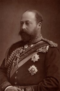 ""Edward VII (1841-1910) kung av Storbritannien från 1901, medan han fortfarande var prins av Wales. (woodburytype)
