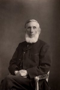 ""John Tyndall (1820-1893) irländskfödd brittisk fysiker. (woodburytype) av W. and D. (after) Downey