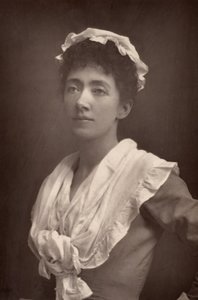 ""Marion Terry (1852-1930) engelsk skådespelerska och syster till Ellen Terry och Fred Terry (woodburytype) av W. and D. (after) Downey