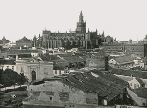 Katedralen, Sevilla, Spanien, 1895. av W and S Ltd
