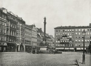 Karolinenplatz, München, Tyskland, 1895. av W and S Ltd