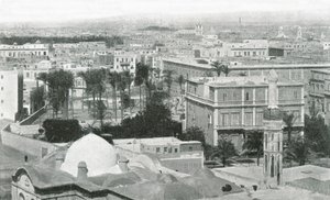 Utsikt över staden Alexandria, Egypten, 1895. av W and S Ltd