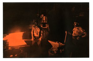 Smedjan, 1901. av Waldemar Titzenthaler