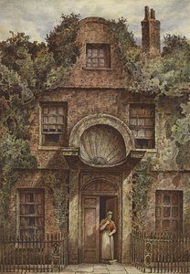 Dörröppning i Fairfax House, Putney (chromolitho)