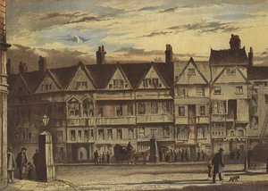 Gamla hus, Holborn Bars (chromolitho)