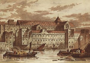 The Savoy Palace, Strand (chromolitho)