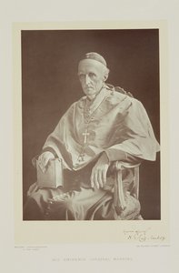 Porträtt av kardinal Henry Edward Manning (1808-92) av Walery Rzewuski