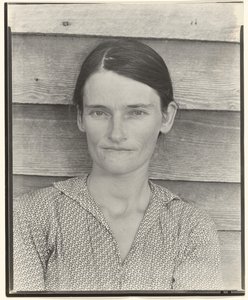 Allie Mae Burroughs, hustru till en bomullsodlare, Hale County, Alabama