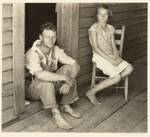 Floyd och Lucille Burroughs, Hale County, Alabama