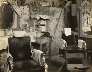 Negro Barbershop interiör, Atlanta