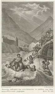 Woltemade död på Cape of Good Hope, 1773 av Walraad Nieuwhoff
